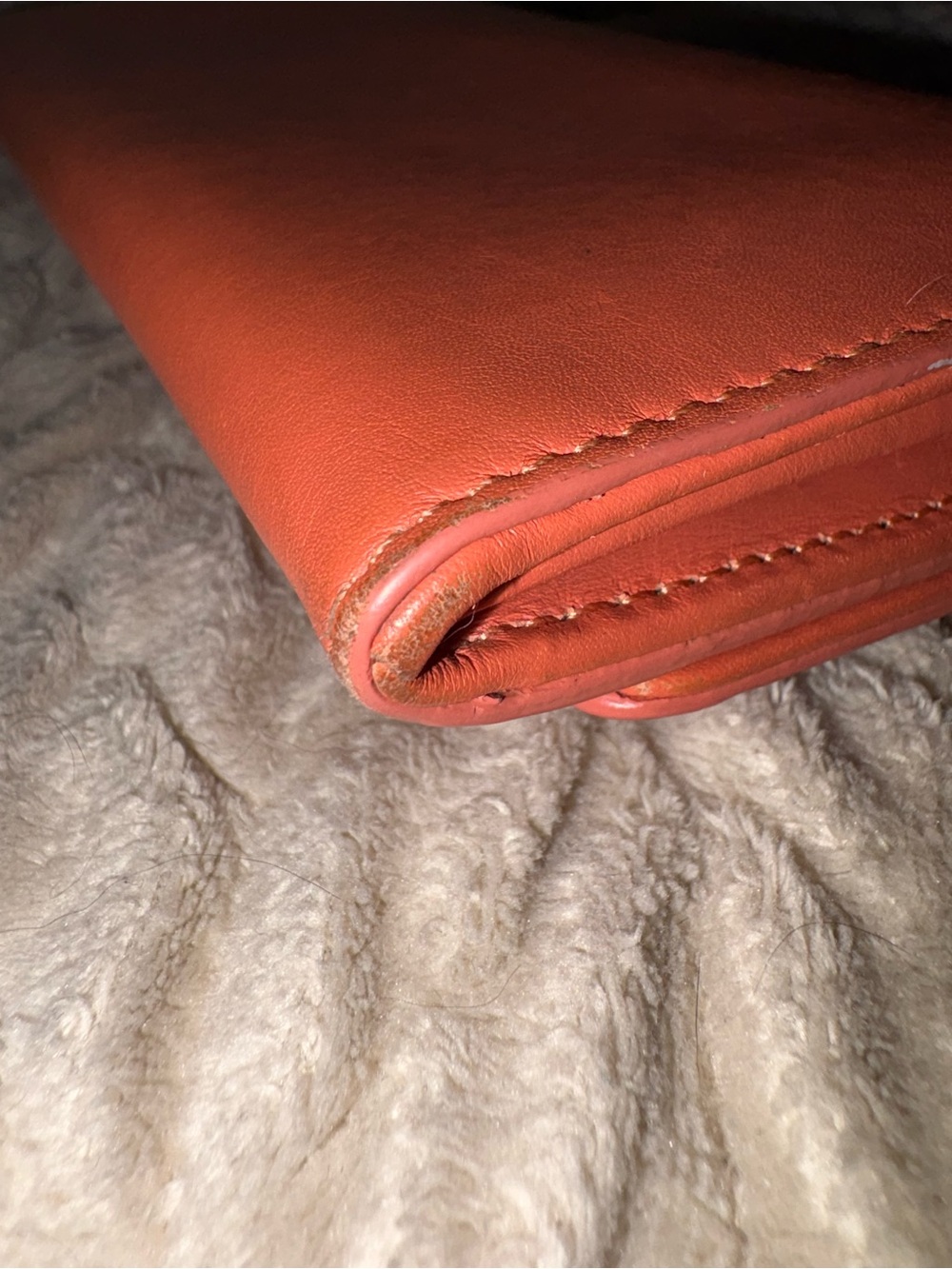 Versace Medusa Leather Continental Wallet โ Coral/Salmon Pink โ Made in Italy - Picture 11 of 15